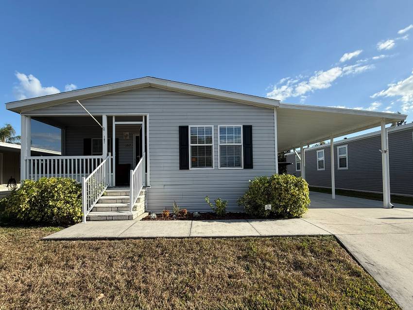 Ellenton, FL Mobile Home for Sale located at 107 Holland St Colony Cove